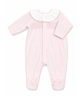 Pijama Smock Volante Suspiro - Suave y Cómodo