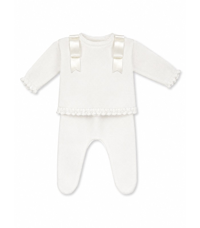 CJTO. 2P JERSEY POLAINA "IVORY"
