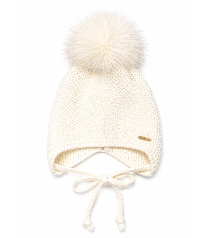 Gorro de Pompón Natural - Suave y Cálido