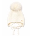 Gorro de Pompón Natural - Suave y Cálido