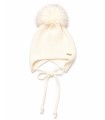Gorro de Pompón Natural - Suave y Cálido