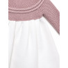 Vestido Faldón Punto Tela