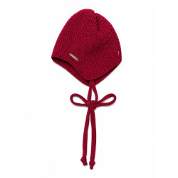 GORRO OREJERO con POMPÓN - Polainas y Patucos