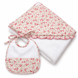 CAPA DE BAÑO + BABERO "MARIETA"