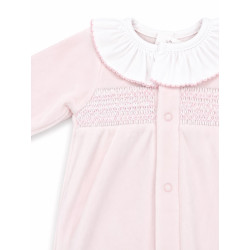 Pijama Smock Volante Suspiro - Suave y Cómodo