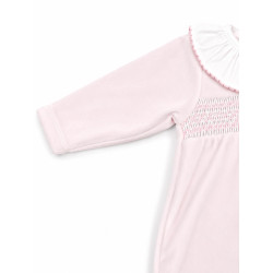 Pijama Smock Volante Suspiro - Suave y Cómodo