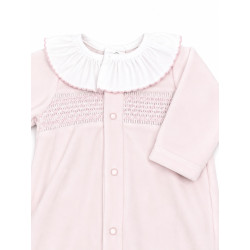 Pijama Smock Volante Suspiro - Suave y Cómodo