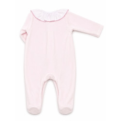 Pijama Smock Volante Suspiro - Suave y Cómodo