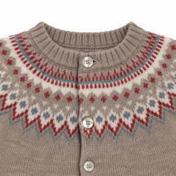 CARDIGAN JACQUARD "PRAVIA"