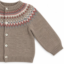 CARDIGAN JACQUARD "PRAVIA"
