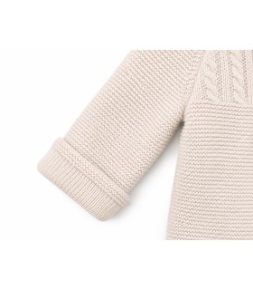 Abrigo Punto Capucha Vintage - Estilo Único