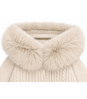 Abrigo Punto Capucha Vintage - Estilo Único