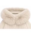 Abrigo Punto Capucha Vintage - Estilo Único