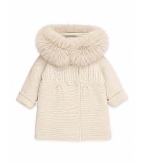 Abrigo Punto Capucha Vintage - Estilo Único