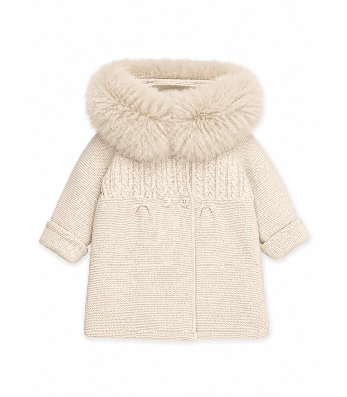 Abrigo Punto Capucha Vintage - Estilo Único