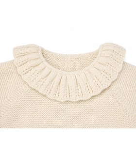 Jersey Punto con Cuello Grace - Elegante y Cómodo